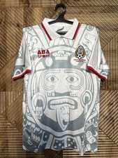 Mexico Jersey 1996 1998 Size LARGE Away Reissue Shirt Football Soccer Aba Sport