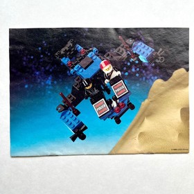 LEGO 6895 Spy-Trak I - ONLY Instructions Manual - Vintage Classic Space Police I