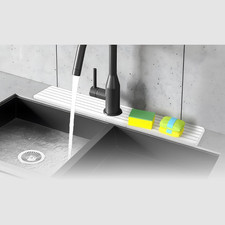 Faucet Mat Kitchen Sink 23.6" x 3.9" Diatomite Stone Sink Tray Fast Drying NWT