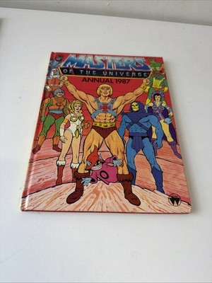Vintage Masters Of The Universe Annual 1987 Hardback Comic Book He-Man See Pics