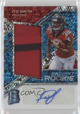 2018 Panini Spectra Neon Blue Prizm 65/99 Ito Smith #RR-IS Patch Auto g6p