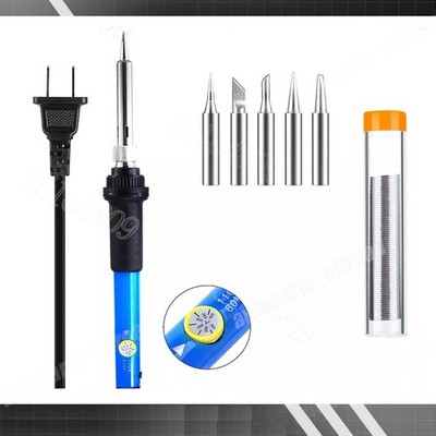 Soldering Iron Electric Gun Adjustable Temperature 60W Welding Solder Wir