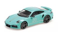 "Minichamps 1:18 Porsche 911 (992) Turbo S Coupe Sport Design (2021) \"Mint Green\""