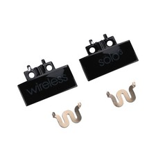 2x Black Hinge Clip Covers For Beats Solo3/2 Wireless On-Ear Headset Parts
