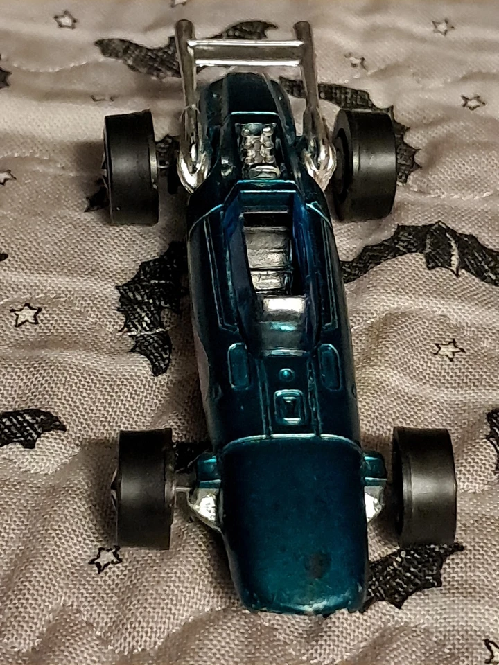 风火轮 Redline 1969 Indy Eagle 绿色带工厂彩绘黑色底座高等级 — 第 2/4 张图片