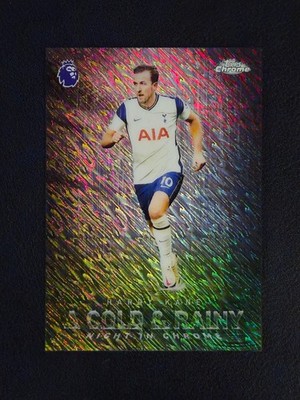 Harry Kane 2026 Topps Chrome PL #CRN-3 A Cold & Rainy Night In Chrome Tottenham