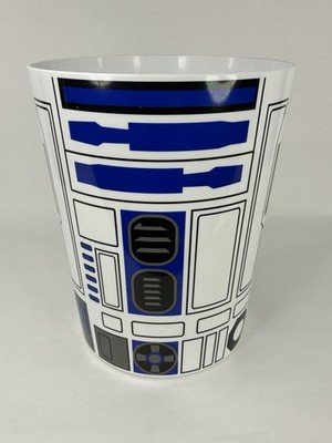 Star Wars R2-D2 Trash Can Bin Official Lucasfilm Blue/White Home Decor **READ