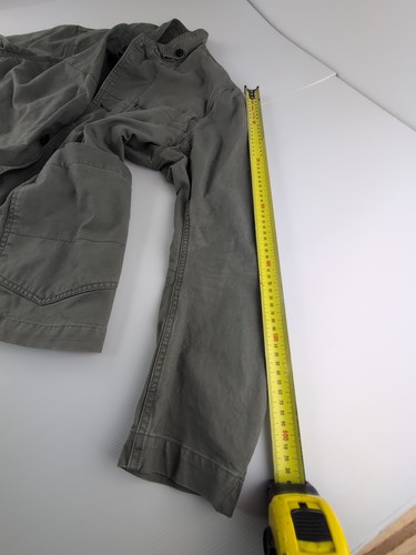 G Star Raw Filch Combat Over shirt Jacket Denim Army Military Green Size XL - Picture 6 of 7