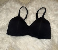 Amoena 0675 Lara SB Post Surgery Mastectomy Bra Lined WF Womens 32B Black New