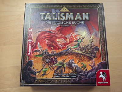 Talisman - Die magische Suche - 4 Edition - Pegasus deut - Brettspiele-Konvolut