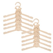 10 Pcs Childrens Clothes Hangers Newborn Baby Animal-shaped Wooden