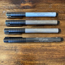 Faber-Castell 4 Pitt Artist Pens B 148, 233, 235, 273 Blue Grey