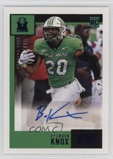 2021 Panini Chronicles Draft Picks Score Rookie Blue 67/99 Brenden Knox Auto 6wp