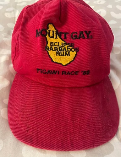 RARE Vintage Figawi Race Hat 1988 Nantucket Hyannis Mount Gay Rum