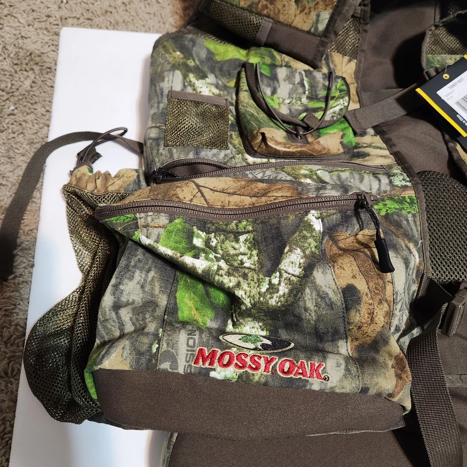 Mossy Oak Turkey Vest NWTF Obsession Camouflage Men's XL / 2XL with Seat Cushion - Image 4 of 4