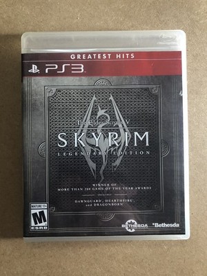 The Elder Scrolls: Skyrim - Legendary Edition (Sony PlayStation 3) PS3 No Map