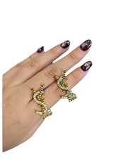 Wonder Woman Lasso Earrings Gold