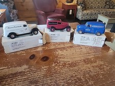 Ertl Classic Motorbooks 3 Truck Bank New In Box RARE Lot