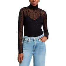 Nwt Rag Bone Dahlia Turtleneck Sequins Top Size X Large