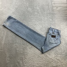 Jeans uomo vintage Wrangler W30 L36 blu 36MWZ slim dritto fit denim pantaloni