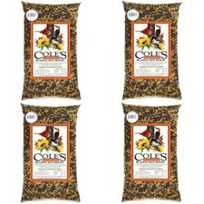 Cole's Blazing Hot Blend Bird Seed for Outdoor Bird Feeders, 20lbs, Pack of 4