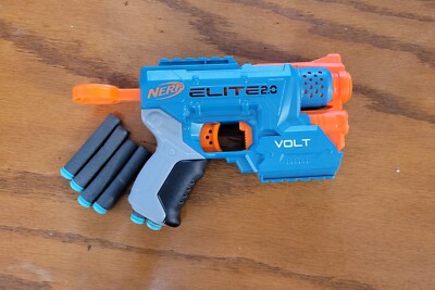 Nerf Elite 2.0 Volt SD-1 Blaster -- W/ 6 Darts, Light Beam