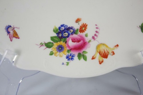 ANTIQUE CAULDON CHINA ENGLAND FLORAL CERAMIC PLATE - Picture 4 of 9