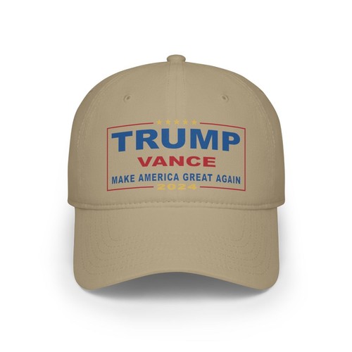 Trump Vance Make America Great Again 2024 Low Profile Baseball Cap - Picture 22 of 24