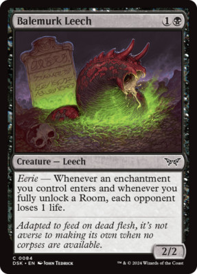 x4 Balemurk Leech DSK Duskmourn MTG 84 COMMON M/NM 4x