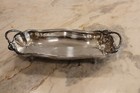 Silver on Copper Relish Dish or Cracker Dish — photo 1