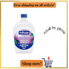Softsoap Antibacterial Hand Soap Refill 50oz White Tea & Berry Scent 0.29 per fl oz