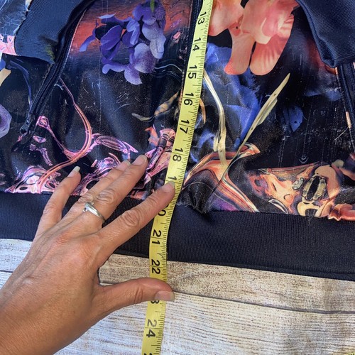 Adidas 11-12Y Floral Track Jacket Q1 - Picture 4 of 8