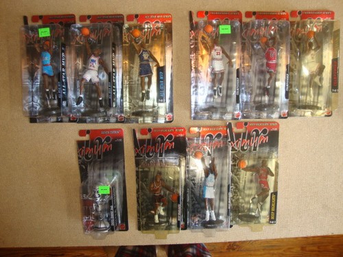 1999 Mattel Starting Lineup Michael Jordan Complete set of all 10 action figures