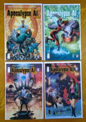 Apocalypse AI (Image,2014) 1-4 Complete Set in VF/NM - Straczynski and ...