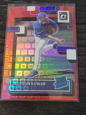 2022 Donruss Optic Jackson Kowar Red Pandora /99 FOTL Rated Rookie