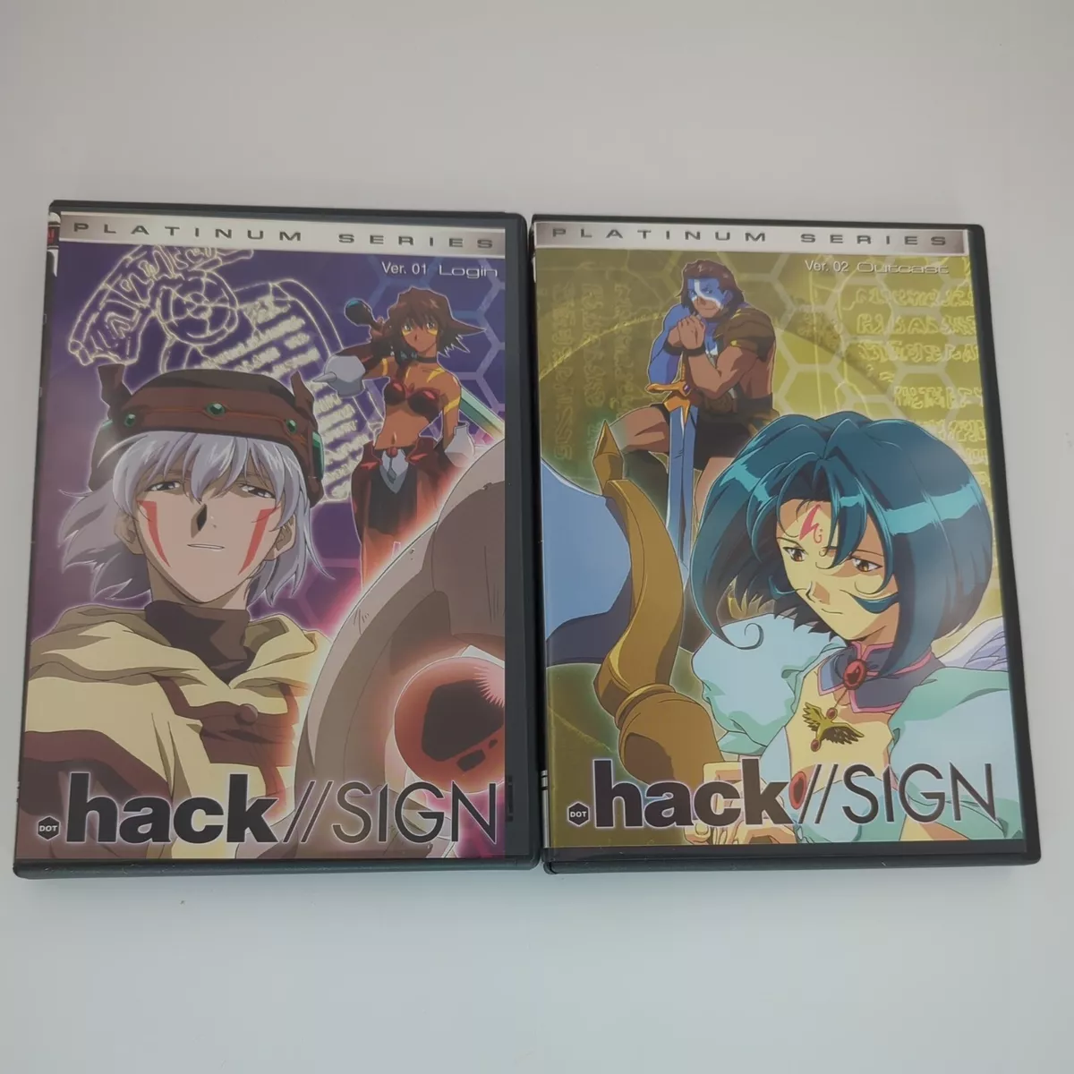 .HACK Sign Version 1 Login DVD Episodes 1-5 Platinum Series 2003 Anime