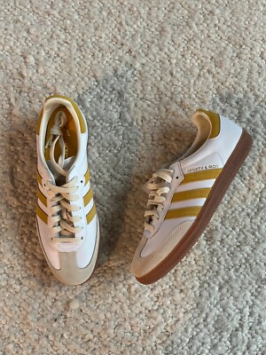 Size 8 - adidas Sporty & Rich x Samba OG White Bold Gold Mens
