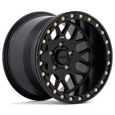 Rueda negra satinada KMC Powersports KS235 Grenade Beadlock 15x10 5x114,3 0 mm