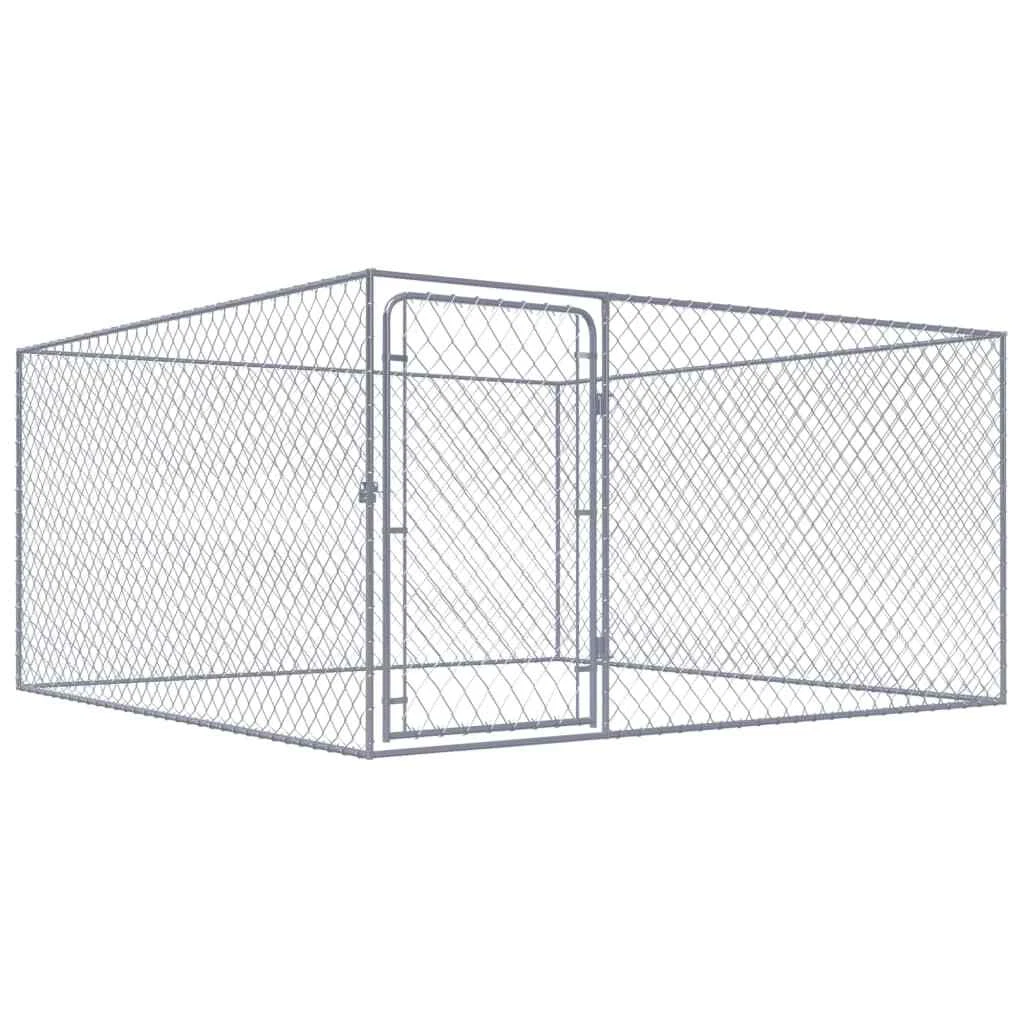 Galvanised dog best sale kennels