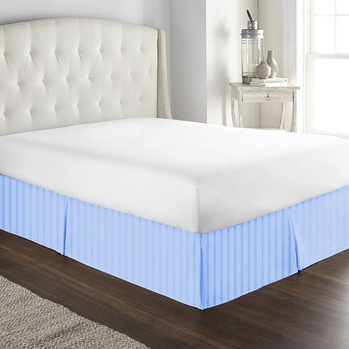 Falda cama superior 1 pieza 1000TC algodón egipcio talla doble todos los colores - Imagen 66 de 83