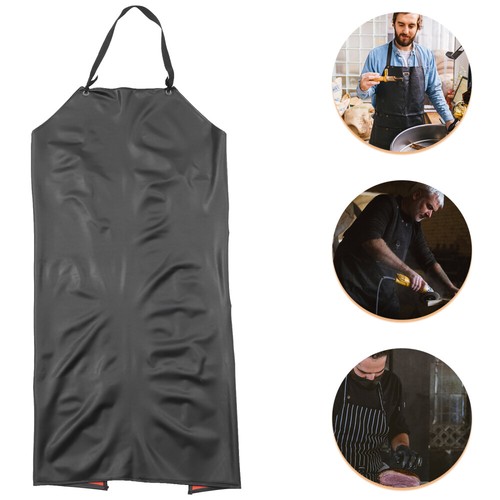 Pvc Waterproof Apron Protective Men's Work Aprons Dishwasher Heavy Duty - Picture 11 of 12