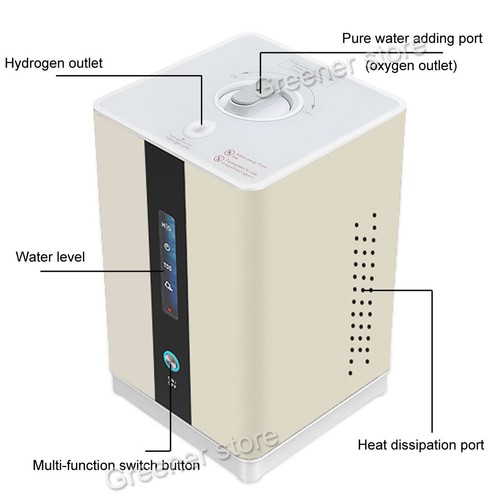 Hydrogen Generator H2 Inhalation Machine with 150ml/min Hydrogen Water Purifier - Picture 11 of 17