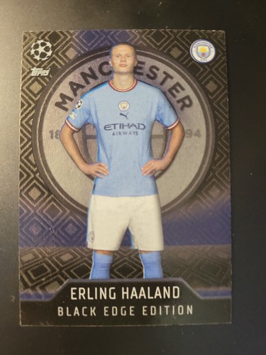 2022-23 TOPPS Match Attax Erling Haaland BLACK EDGE EDITION CASE HIT card #461