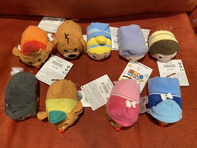 Authentic US Disney Tsum Tsum Cinderella Complete Set of 9 - Rare