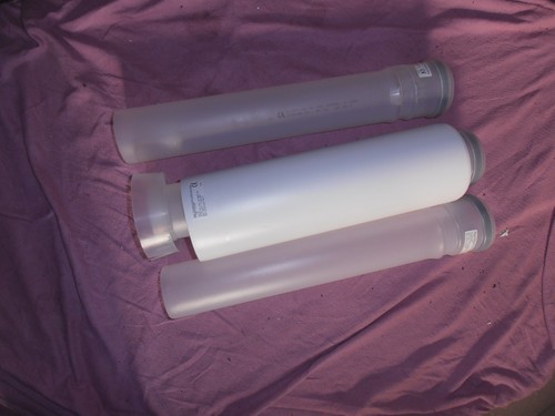 Buderus Abgasrohr konzentrisch Luft/Abgas 3stück 0.5m - Bild 2 von 6