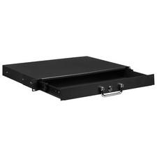 1U Rack Mount Drawer for 19 Inch AV/Network/DJ Equipment Racks Cabinets