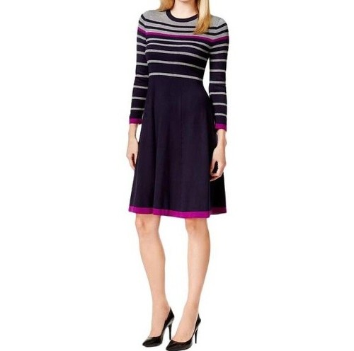 Jessica Howard Petite Striped Sweater 