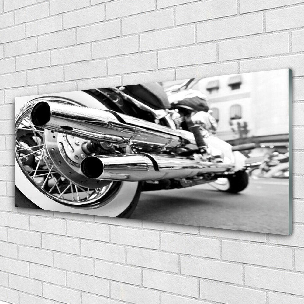 Impression sous verre Tulup Motor 125x50 cm tableau mural en verre trempé