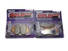 Goldfren S33 Brake Pads Front & Rear For Gilera DNA 125/180 2001-2003