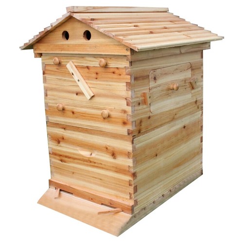 Self-flowing Beehive Wooden Bee Box Automatic Bee 7pcs Bee Nest Honey Selectable - Picture 10 of 20